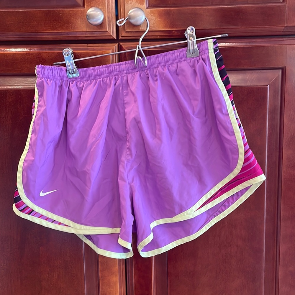 Nike dri-fit athletic shorts with under layer